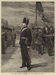 Il Principe Imperiale a Woolwich, il Principe che addestra i cadetti